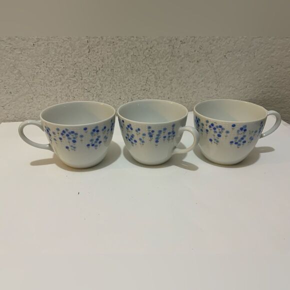 Vintage 60’s Sheffield Rhapsody China 503 set of 3 Tea Cups G12 - Picture 1 of 8